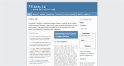 Desktop Screenshot of filaso.cz